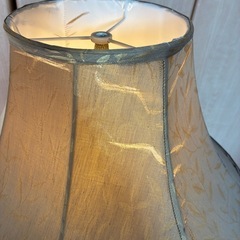 アンティークテーブルランプ(ゴールド)の画像