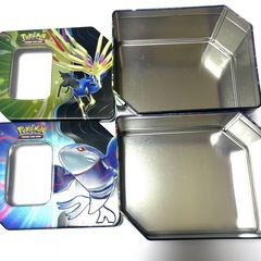 【海外限定】ポケモンカード 空缶 2個セット カイオーガ・ゼルネアスの画像
