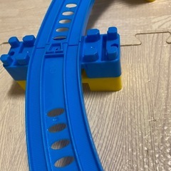 プラレール互換 鉄道レールセット 高架鉄橋付きの画像