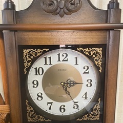 	 セイコー チャイム＆ストライク 飾り振り子掛け時計 RQ307A
の画像