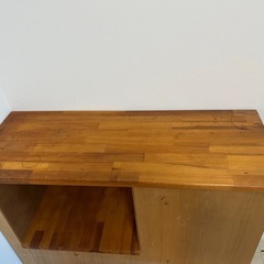【無料】手作り木製棚／要ピックアップ／DIY・木材利用にも◎の画像