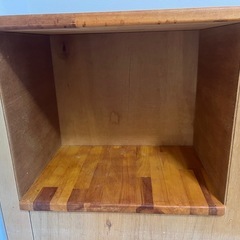【無料】手作り木製棚／要ピックアップ／DIY・木材利用にも◎の画像