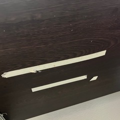 【2/22迄】ゴミ箱上キッチンラック（ブラウン）の画像