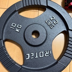 IROTEC（アイロテック）プレスベンチ K/ ベンチプレス バーベル ベンチプレス台 フラットベンチ　プレート10KG の画像