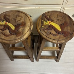 取引中　
カウンター椅子２脚まとめての画像