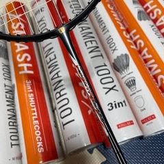 バドミントンラケット・シャトルセットの画像