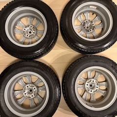 バリ溝　175/70/R14  バルミナ　スタッドレスタイヤホイールセットの画像