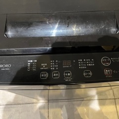 RORO　全自動電気洗濯機　YWM-T55LK　2024年製　高年式　5.5kg　故障なし【中古】 の画像