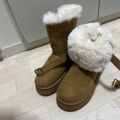 2wayムートンブーツの画像