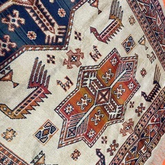 1980年代に英国で購入したラグ　保管品の画像