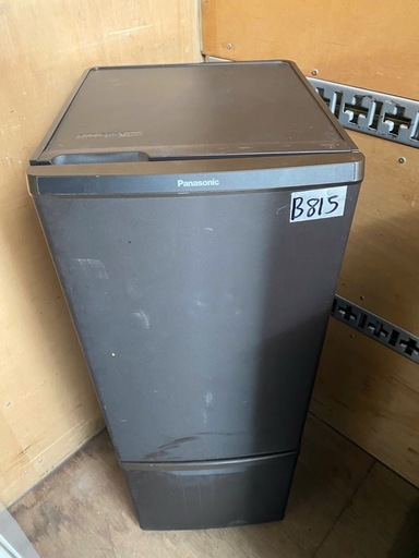 NO B815?福岡市内配送設置無料✨?冷蔵庫 パーソナルタイプ マットビターブラウン NR-B17DW-T [168L /2ドア /