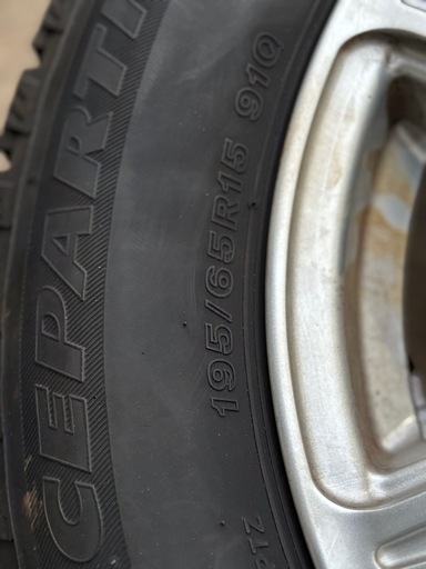 値下げ可能！195/65R15のタイヤとホイール4本セット
