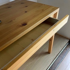 無印良品　パイン材デスクの画像