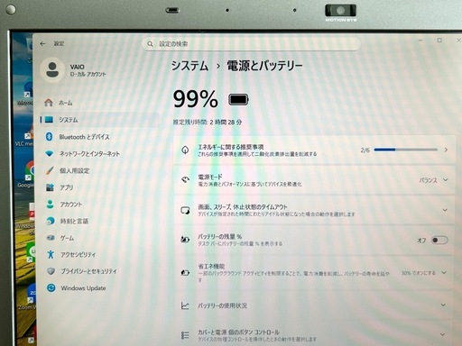 VAIO Corei7 8GB 500GB 新品SSD グラボGT425M Windows11 Office2024