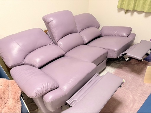 2/10まで!!【定価363,000円】三人掛け 電動ソファー サルト slk293 ppl