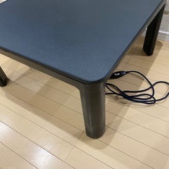 ヒーター付きテーブル（こたつタイプ）動作確認済みの画像