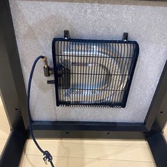 ヒーター付きテーブル（こたつタイプ）動作確認済みの画像