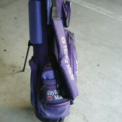 Taylor Made セルフスタンドBAG  8インチ・６分割　初期モデル　フードカバー装着時45インチOKの画像