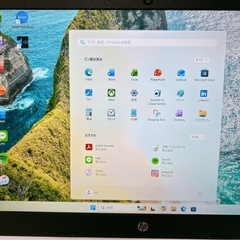 美品 HP ホワイト 14型ノートPC 初心者 SSD Office2024 Webカメラ Windows11の画像