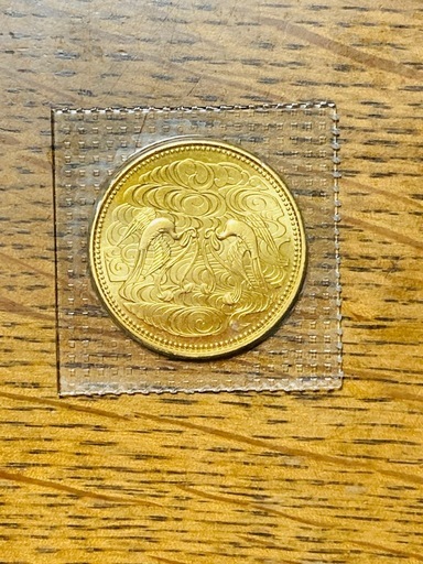 天皇陛下御在位60年記念　記念硬貨 10万円金貨