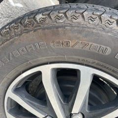 軽貨物タイヤ　アルミホイール　4本の画像