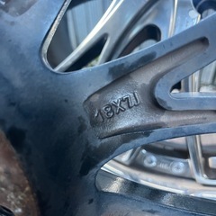 バリ溝235/40R18タイヤホイール4本セットの画像