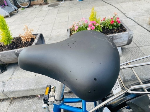 『ＳＡＬＥ　３０％』　電動自転車　ブリヂストン　２６インチ　バッテリー　充電器　付き　青　配達可能