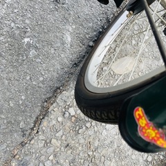 『ＳＡＬＥ　５０％』　折りたたみ自転車　２０インチ　緑　配達可能の画像