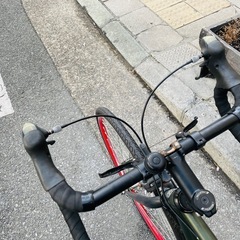 『ＳＡＬＥ　３０％』　ロードバイク　７００ｘ２８ｃ　2x7変速　緑　配達可能の画像