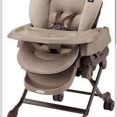 コンビ ホワイトレーベル ハイローチェアー ネムリラ AUTO SWING BEDi ドーム EG ヘーゼルベージュ(BE)の画像