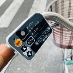 『ＳＡＬＥ　３０％』　電動自転車　パナソニック　２６インチ　バッテリー　充電器　付き　青　配達可能の画像