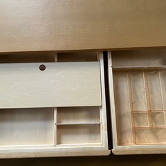 カリモク✖️ベネッセ　学びデスク＆学びワゴン＆ライト　学習机　勉強机の画像