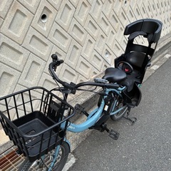 日にち限定　チャイルドシート付き電動アシスト自転車の画像
