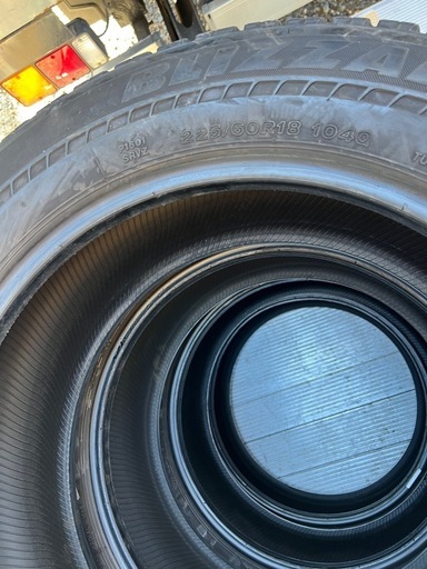 225/60R18,ブリヂストン,2020年,4本