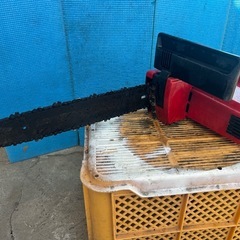 新ダイワ 電動チェーンソー ペッカー　チェンソー　切断機 100V シンダイワ A105 電動ノコギリ 宮崎　簡易始動動画ありの画像