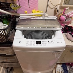 2023年式　ハイアール　洗濯機　4.5kgの画像