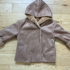 【姉妹お揃い】B:MING by BEAMS コート　ムートン　110 90の画像