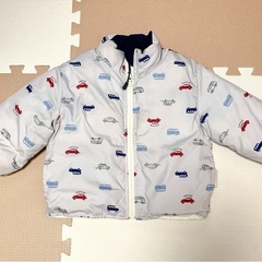 リバーシブルダウンジャケット 90cmの画像