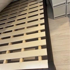 【フレームのみ】ニトリ　ベッドフレーム　セミダブルの画像