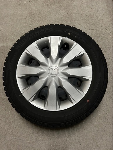 ダンロップ 冬用タイヤ 155/65R14 ×4本 アルミホイール中古 DUNLOP