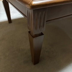 引き出し付きレトロモダンなローテーブル　おしゃれ　アンティークの画像