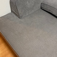 【早い方順】グレー　ソファセット（傷あり）の画像