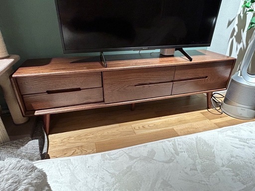オーク無垢材テレビ台 135cm