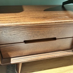 オーク無垢材テレビ台 135cmの画像