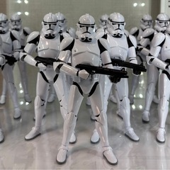 【先着順】クローン軍団 13体＋ストーム部隊3体 プラモセット　（組立済）【軍団増強向け】仙台市太白区手渡しのみ）の画像