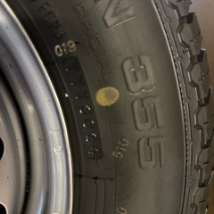 ダイハツ新車軽バン純正タイヤホイールセットの画像