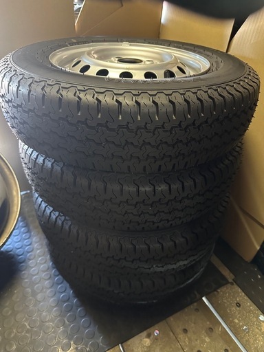 ダイハツ新車軽バン純正タイヤホイールセット