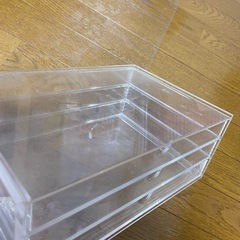【お約束済み】無印　アクリル　ケースの画像