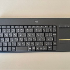 【未使用品】Logicool製 ワイヤレスキーボード k400pBKの画像