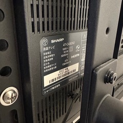 SHARP AQUOS テレビ 43インチ + テレビスタンドWALL 付き　セット販売  の画像